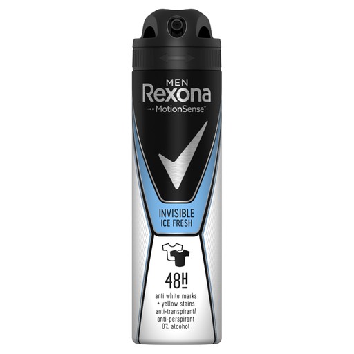 Rexona Deodorant Spray Man Invisible Ice Fresh