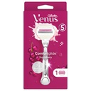 Gillette Venus Comfortglide Sugarberry Women's Razor with 1 Razor Blade, 5 Blades for a Smooth, Close, Long Lasting Shav