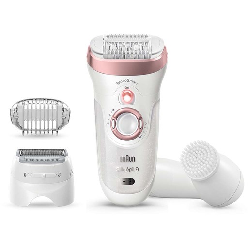 Braun Wet & Dry Silk-épil 9-855, White/Pink