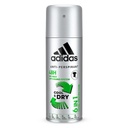 Adidas Dry & Cool 6 in 1 Deodorant Spray, 200 ml