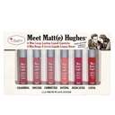 the Balm Meet Matte Hughes Set of 6 Mini Long Lasting Liquid Lipsticks V1