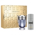 Paco rabanne invictus eau de toilette 100ml + deodorant spray 150ml