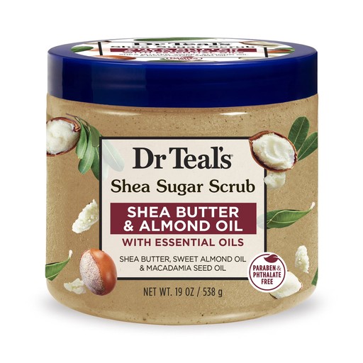 DR TEALS Shea Sugar Scrub - Butter & Almond Oil‏