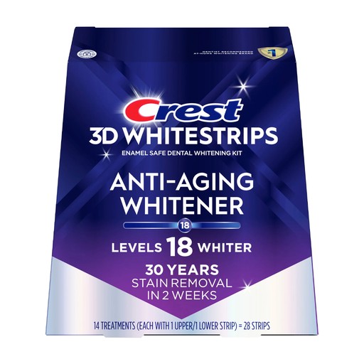 Crest Anti-Aging Whitener White Strips - Home Teeth Whitening‏