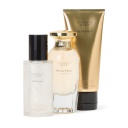 Victoria's Secret Heavenly 3 Piece Luxe Fragrance Gift Set: 50ml Eau de Parfum, Travel Lotion &amp; Shimmer Mist