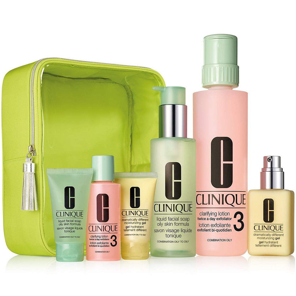 CLINIQUE Great Skin Everywhere 3-Step Skin Care Set for Oily Skin