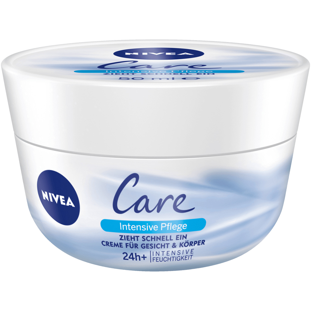 NIVEA CARE NOURISHING 50ML Day Cream for Women Without SPF Protection, All Skin Types, for All Ages