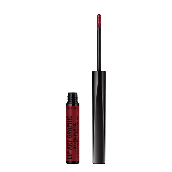 RIMMEL LONDON LIP ART GRAPHIC LINER+LIPSTICK