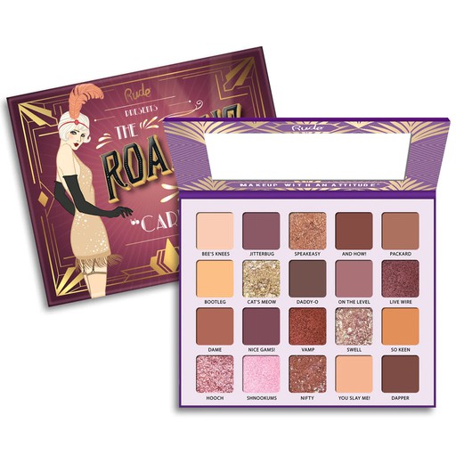 Rude The Roaring 20's Carefree Pressed Pifments & Shadows Palette