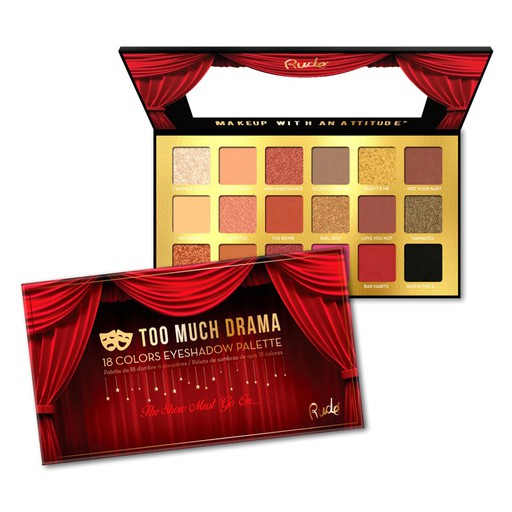 Rude Too Much Drama 18 Magnificent Colors Palette18 Color