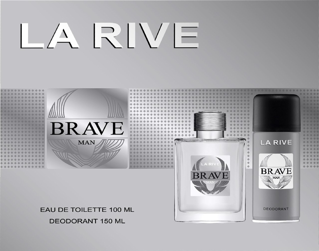 La Rive Brave Man Set (Edt 100ml + Deo 150ml