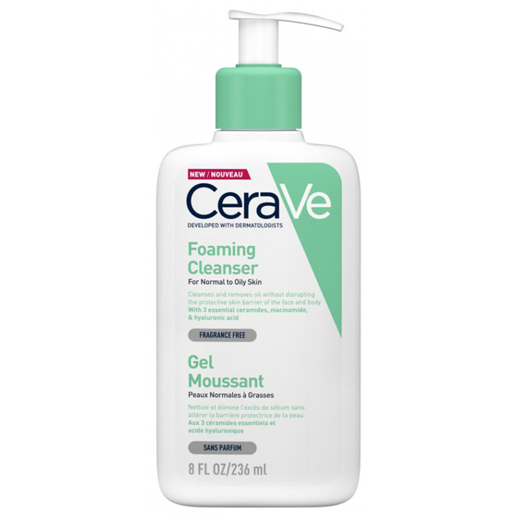 CERAVE Foaming Cleanser for Normal to Oily Skin 236ml