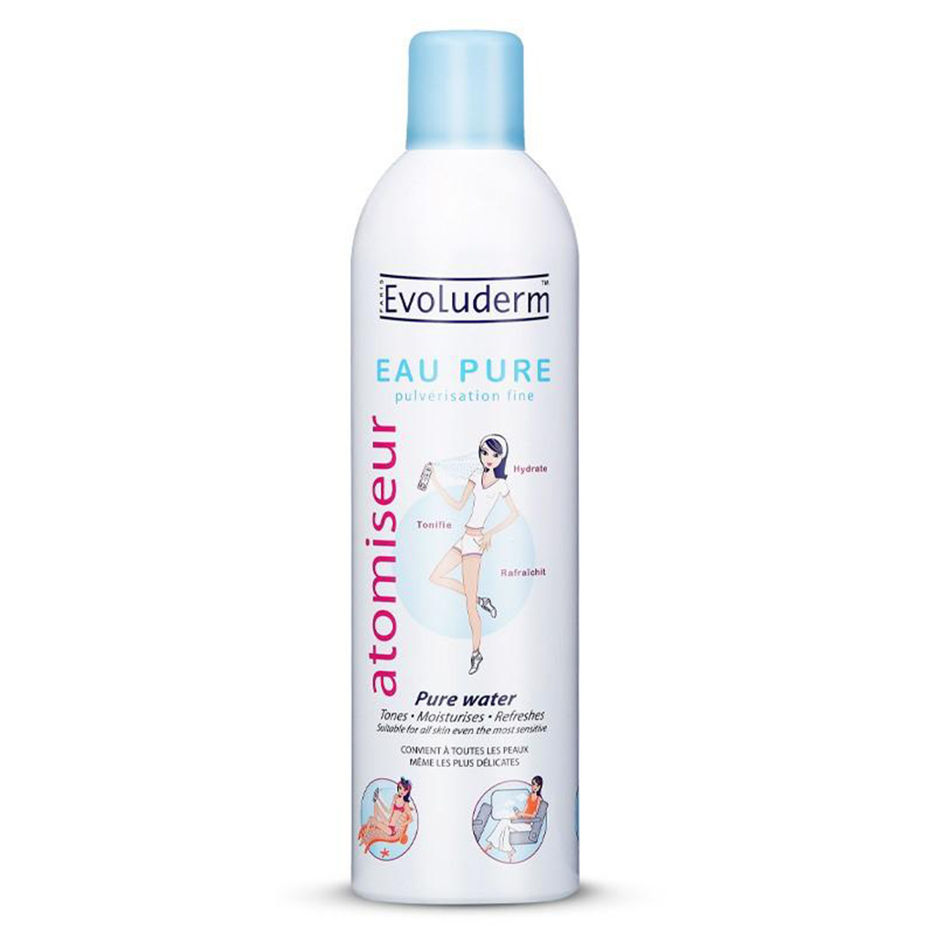 Evoluderm Refreshing and moisturizing Pure Water Spray 150ml