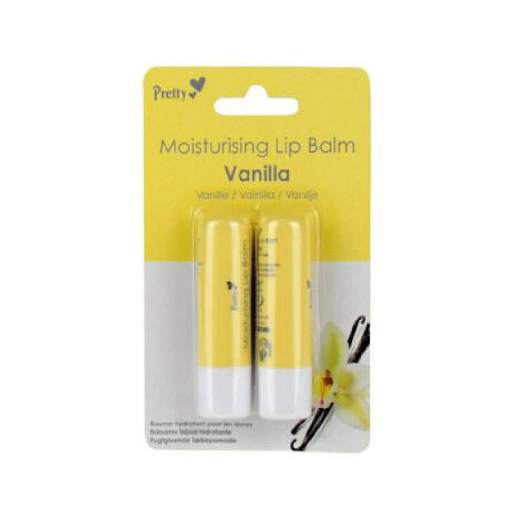 Pretty Moisturizing Lip Balm - Vanilla 2 X 4.3ml