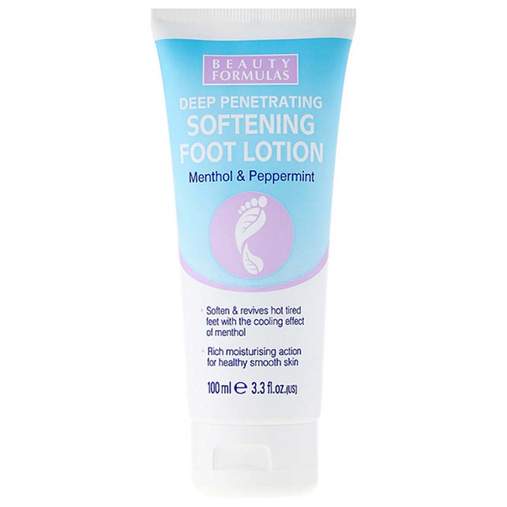 Beauty Formulas Softening Foot Lotion With Menthol &amp; Peppermint 100ml