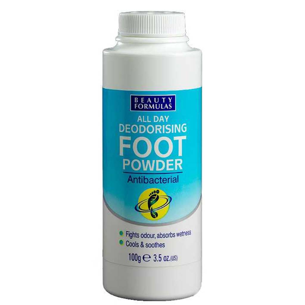 Beauty Formulas All Day Deodorising Foot Powder Antibacterial 100g