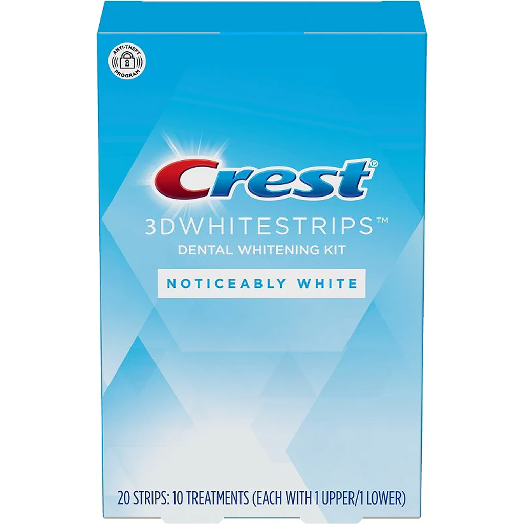 CREST 3D WHITE STRIPS NOTICEABLY WHITE 20 STRIPS