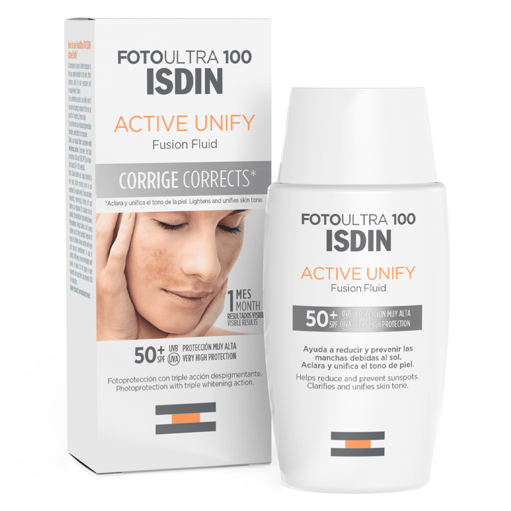 ISDIN Fotoultra 100 Active Unify Fusion Fluid Spf50 + 50ml