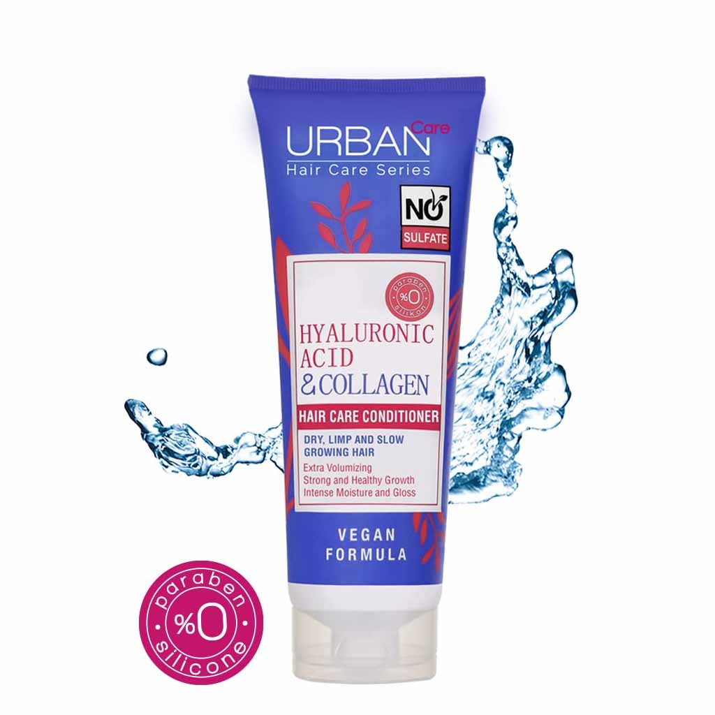 Urban Care Hyaluronic Acid &amp; Collagen Extra Volumizing Strong &amp; Healthy Growth Conditioner No Sulfate, 250ml