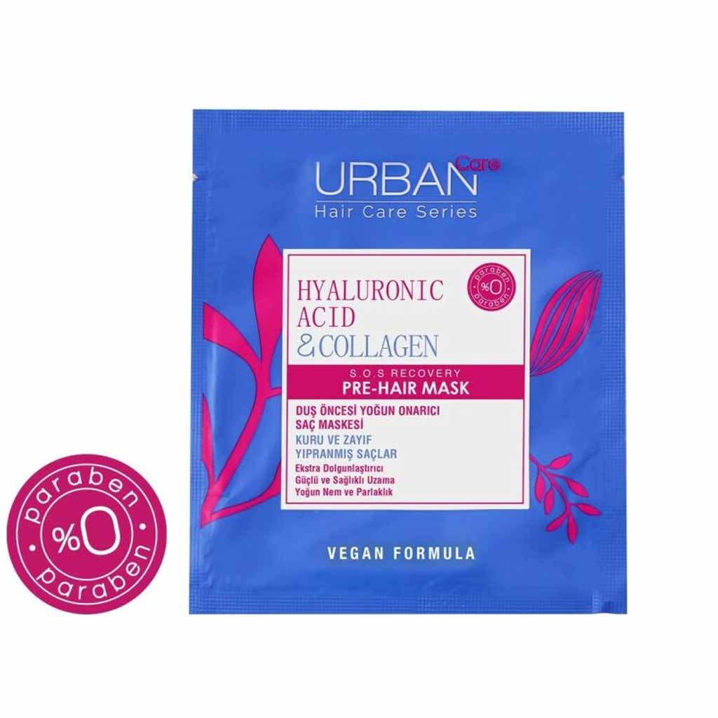 Urban Care Hyaluronic Asit &amp; Collagen Hair Mask 50 ml