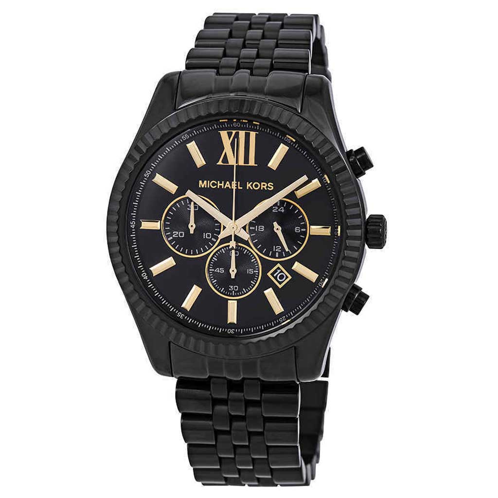 Michael Kors Lexington Chronograph Black Dial Men's Watch MK8603
