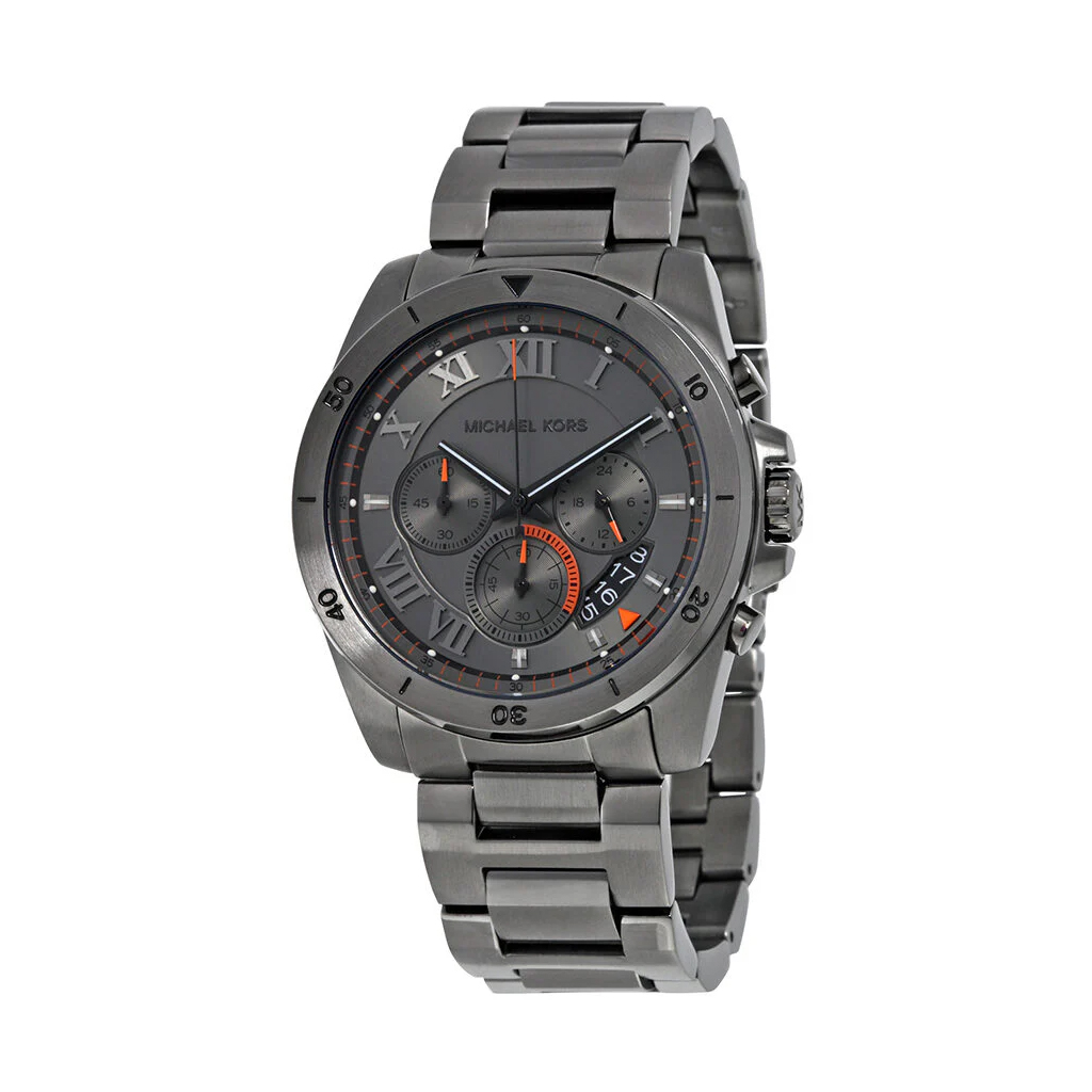 Michael Kors brecken chronograph grey dial men's watch mk8465