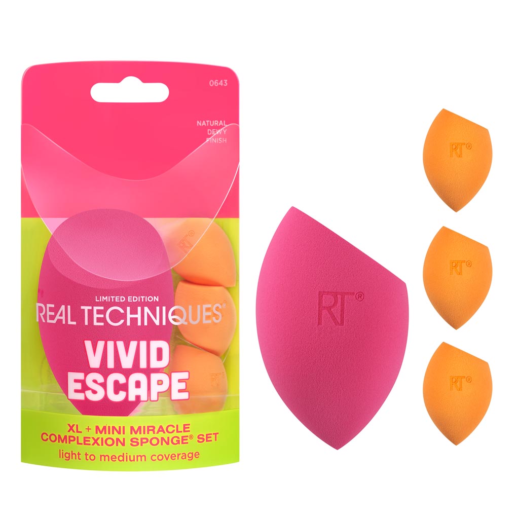 Real Techniques Vivid Escape Sponge Set