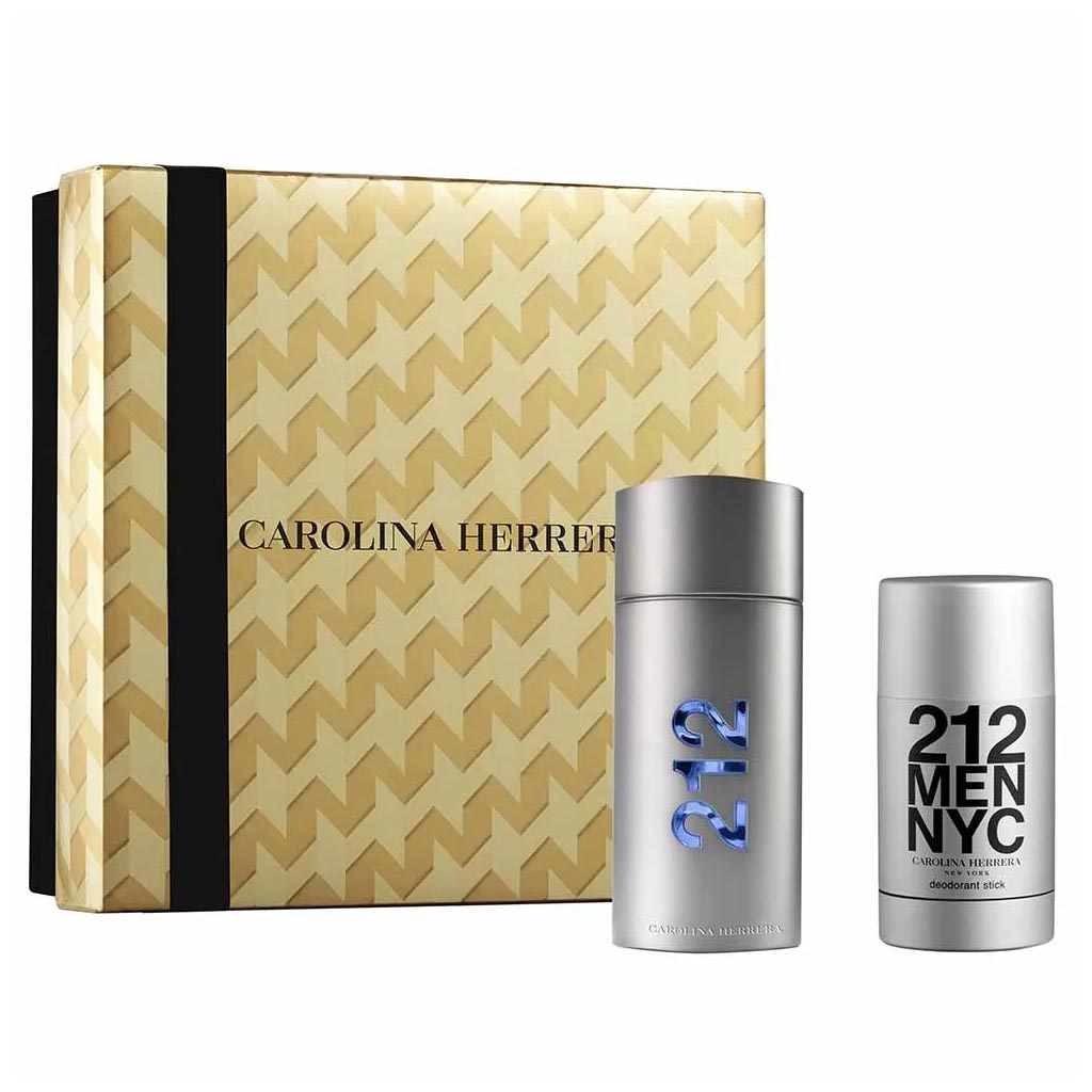 CAROLINA HERRERA 212 NYC Set 100ML EDT + Deodorant Stick