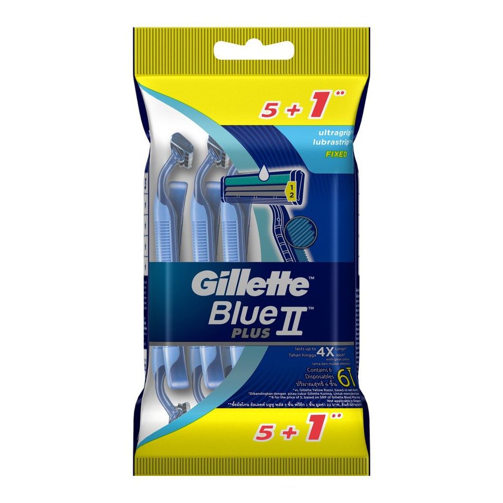 GILLETTE Blue II Plus 7s