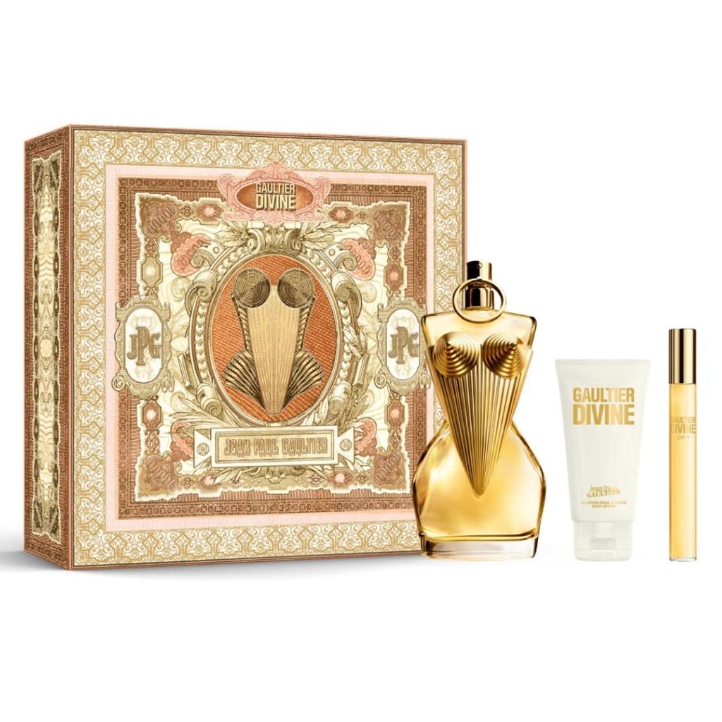 Jean Paul Gaultier Divine Set 100ML EDP + Body Lotion + Mini Size