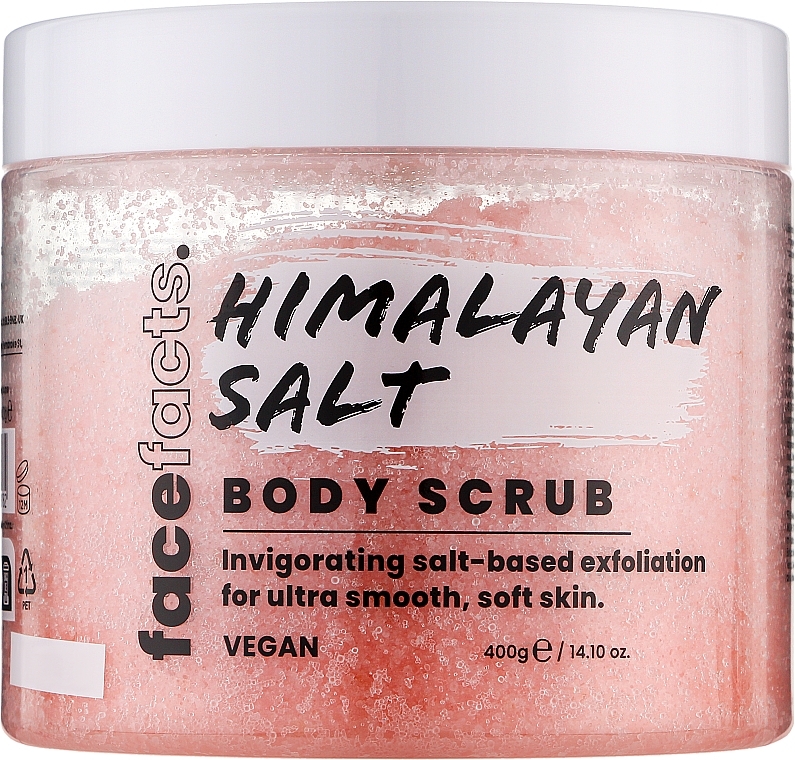 FACE FACTS Body Scrub Pink Himalayan 400grمقشر الجسم بملح الهيمالايا من فيس فاكتس - 400 جرام
