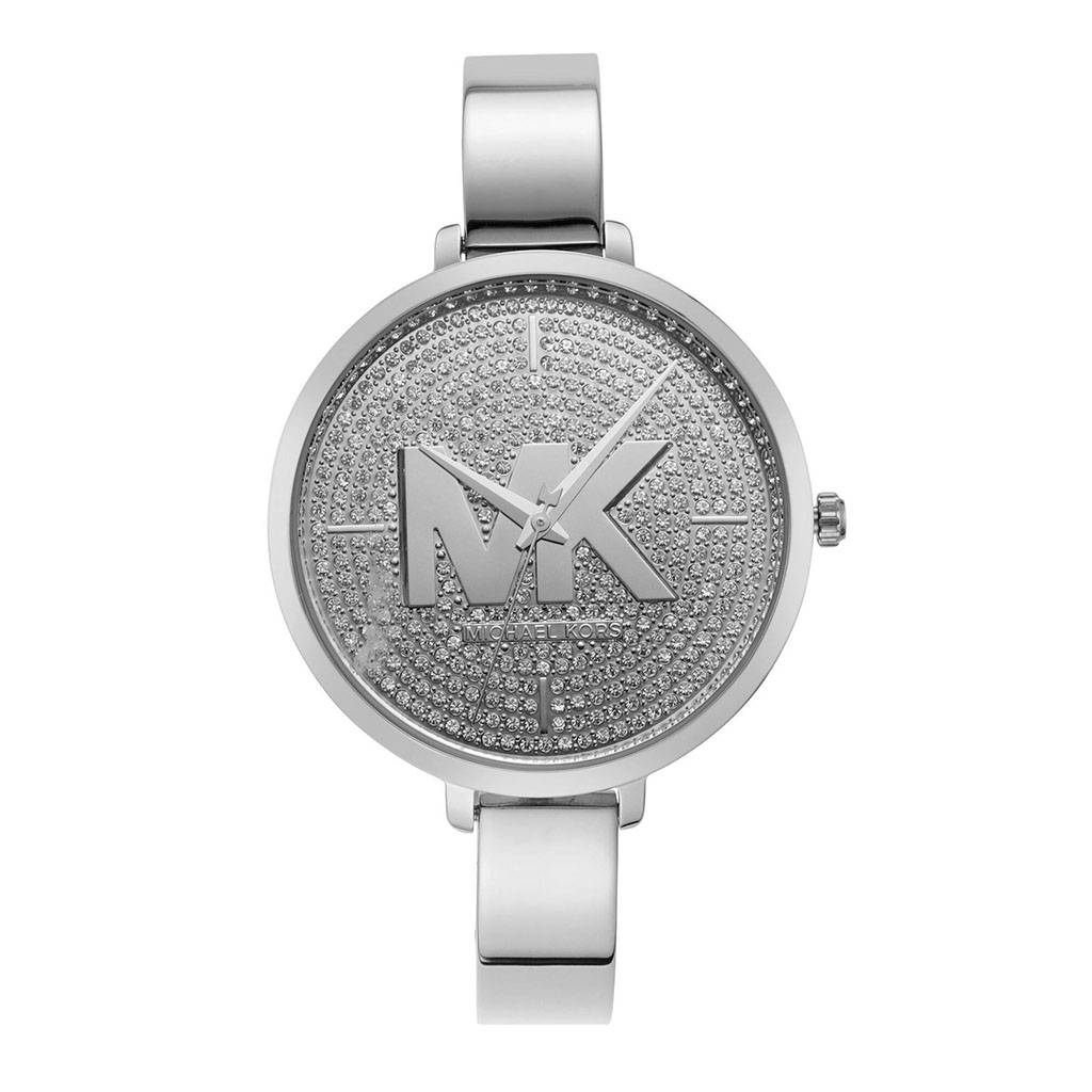 Michael Kors Women's Charley Three-Hand Silver-Tone Alloy Watch MK4432