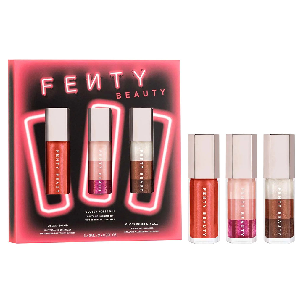 FENTY BEAUTY Glossy Posse VIII 3-Piece Lip Luminizer Set
