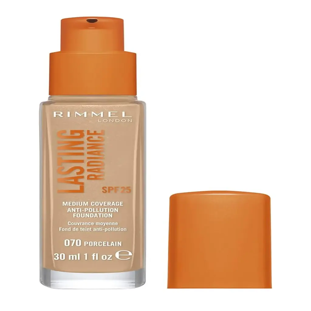 RIMMEL LONDON LASTING RADIANCE MEDIUM COVER FOUNDATION SPF25