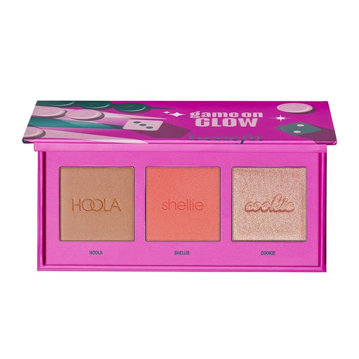 BENEFIT Game On Glow Blush & Highlighter Trio Palette