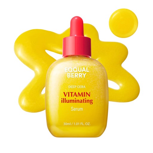 EQQUALBERRY Deep Cera Vitamin Illuminating Serum - 30ml | ايكوال بيري سيروم مضيئ للبشرة - 30 مل