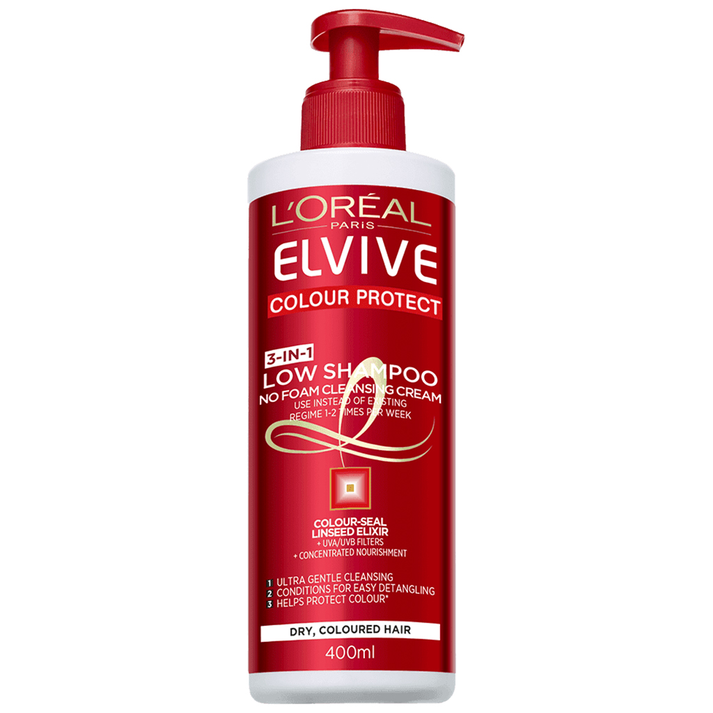 LOreal Elvive Colour Protect Low Shampoo (400ml)