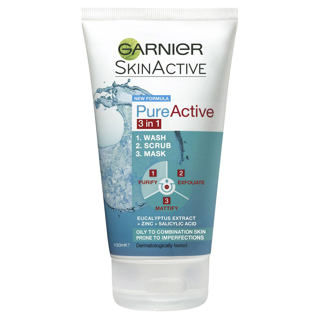 Garnier Skin Naturals Pure Active1-2 3 (150ml)