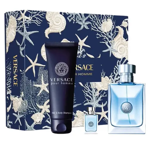 Versace Men's Pour Homme 3pcs EDT Gift Set Fragrances