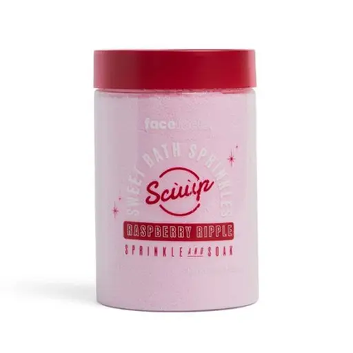 Face Fact Scribble Shower Powder, Raspberry Flavor - 300g | حبيبات استحمام برائحة التوت