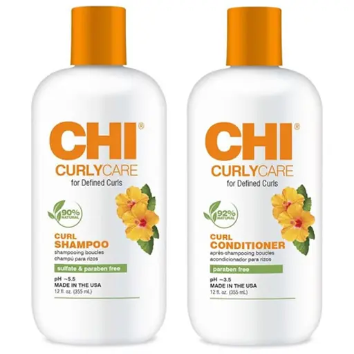 CHI Curly Care Shampoo+Conditioner 355ml