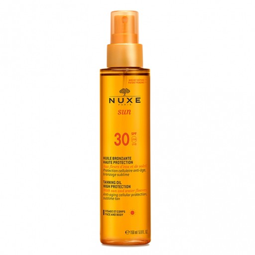 NUXE Sun Taning Oil Face And Body Spf30 150ml