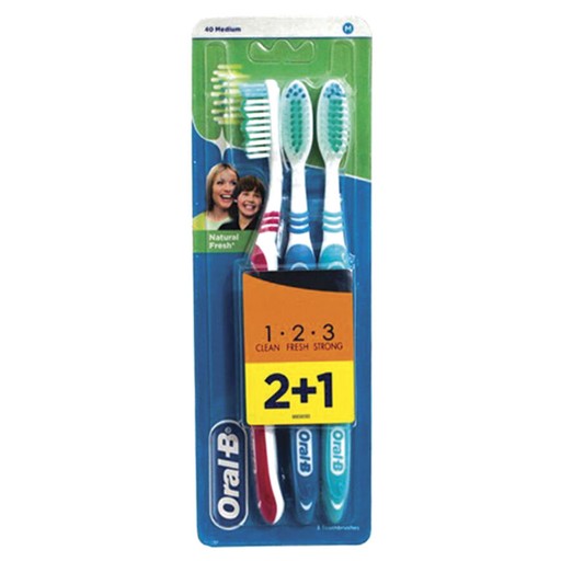 Oral-B Natural Fresh 2 2+1