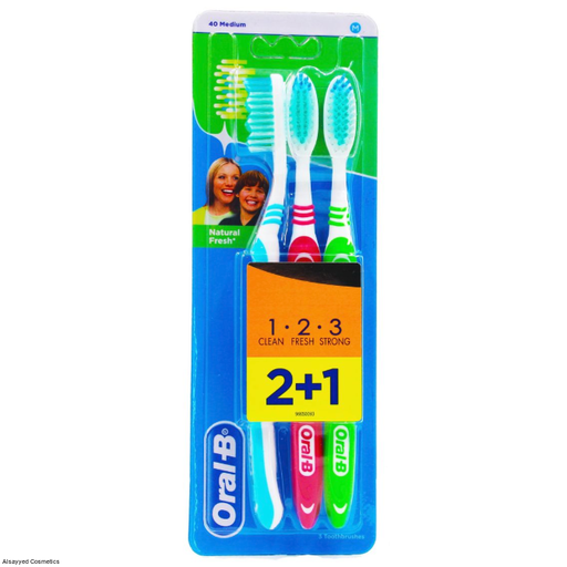 Oral-B Natural Fresh 2+1