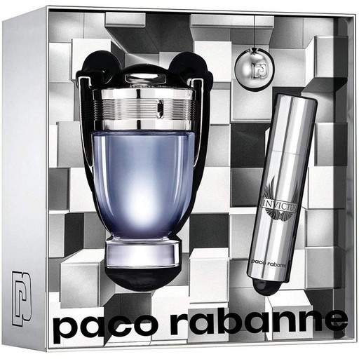 Paco Rabanne Invictus For Men EDT 100ML + MINI 10ML
