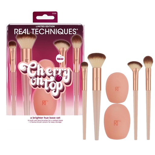Real Techniques Cherry On Top A Brighter Heu Base Set