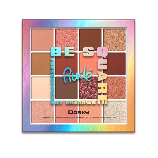 [38233] Rude Be Square Pressed Pigments & Shadows - Dorky