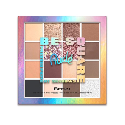 [38231] Rude Be Square Pressed Pigments & Shadows - Geeky