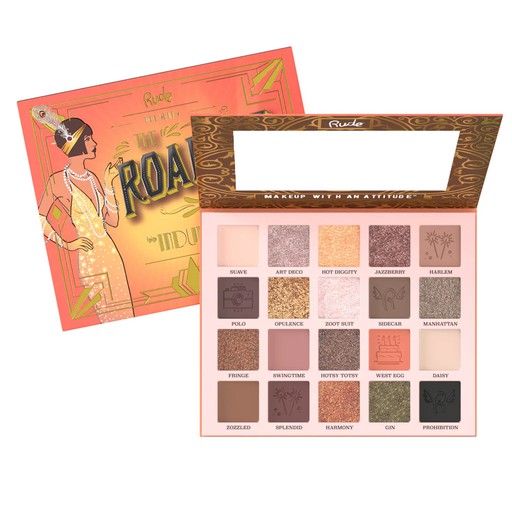 [38147] Rude The Roaring 20's Eyeshadow Palette - Indulgence 20 Colors