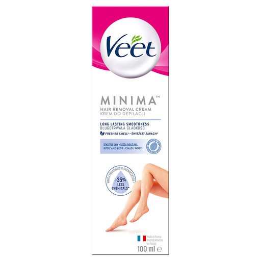 Veet Hair Removal Cream for Sensitive Skin, 100 ml